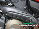 CARBONVANI Ducati Monster 1200/821 (14/17) Carbon Exhaust Collector Guards Set (3 pieces)