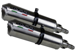 GPR Honda CB900F Hornet Dual Slip-on Exhaust "Satinox" (EU homologated)