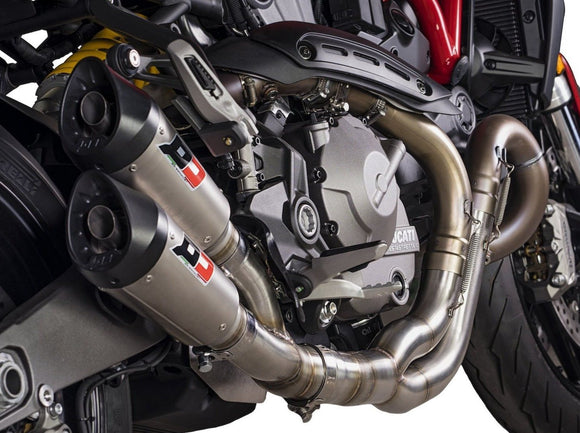 QD EXHAUST Ducati Monster 821 (18/20) Dual Slip-on Exhaust 