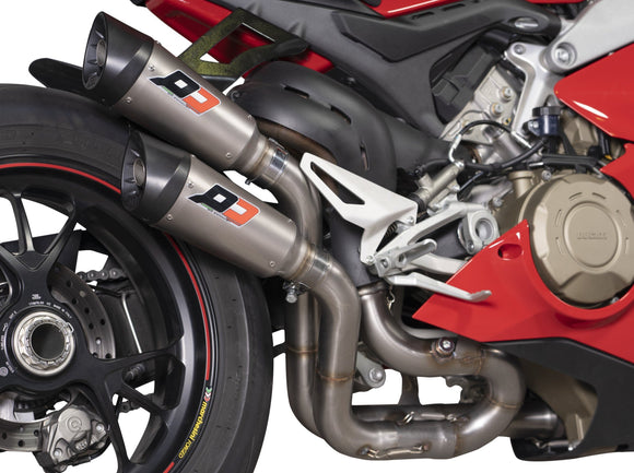 QD EXHAUST Ducati Panigale V4 (2018+) Semi-Full Dual Exhaust System 