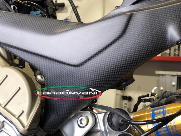 CARBONVANI Ducati Panigale V4 (2018+) Complete Carbon Rear Frame Covers