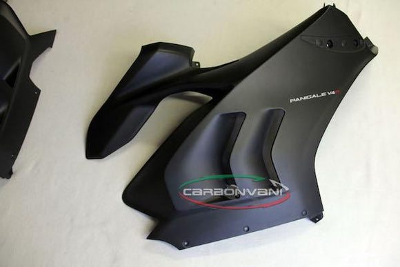 CARBONVANI Ducati Panigale V4R Carbon Side Fairing Panel + Winglet (right)