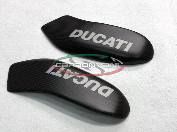 CARBONVANI Ducati Panigale V4 (18/21) Carbon Fuel Tank Protection Sliders