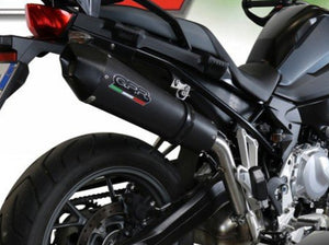 GPR BMW F750GS Slip-on Exhaust "GP Evo 4 Black Titanium" (EU homologated)