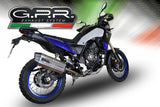 GPR Yamaha Ténéré 700 Slip-on Exhaust "Sonic Titanium" (EU homologated) – Accessories in the 2WheelsHero Motorcycle Aftermarket Accessories and Parts Online Shop