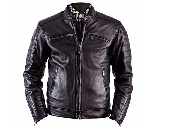 EX-MOTORCYCLE Leather Jacket 