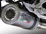GPR Ducati Monster 821 (2017 – ) Slip-on Exhaust "M3 Titanium Natural" (EU homologated)