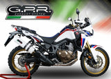 GPR Honda CRF1000L Africa Twin Adventure Sports (18/19) Slip-on Exhaust "Albus Evo 4" (EU homologated) – Accessories in the 2WheelsHero Motorcycle Aftermarket Accessories and Parts Online Shop