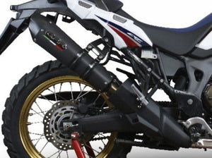 GPR Honda CRF1000L Africa Twin Adventure Sports (18/19) Slip-on Exhaust "GP Evo 4 Black Titanium" (EU homologated) – Accessories in the 2WheelsHero Motorcycle Aftermarket Accessories and Parts Online Shop