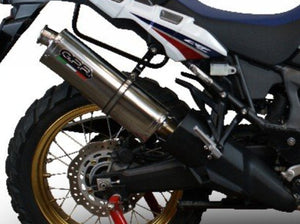 GPR Honda CRF1000L Africa Twin Adventure Sports (18/19) Slip-on Exhaust "Trioval" (EU homologated)