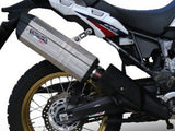 GPR Honda CRF1000L Africa Twin Adventure Sports (18/19) Slip-on Exhaust "Sonic Inox" (EU homologated)