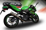 GPR Kawasaki Ninja 400 Full Exhaust System "M3 Titanium Natural"