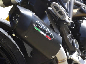 GPR Ducati Hypermotard 821 Slip-on Exhaust "Furore Nero" – Accessories in the 2WheelsHero Motorcycle Aftermarket Accessories and Parts Online Shop