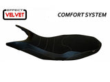 TAPPEZZERIA ITALIA Ducati Hypermotard 821/939 Comfort Seat Cover "Varna Total Black Velvet"