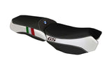 TAPPEZZERIA ITALIA BMW R1200GS Adventure (13/18) Seat Cover "Bologna Carbon Color Tricolore"