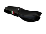 TAPPEZZERIA ITALIA BMW R1200GS Adventure (13/18) Seat Cover "Bologna Carbon Color Tricolore"