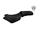 TAPPEZZERIA ITALIA Triumph Tiger 1200 Explorer (12/21) Seat Cover "Venezia Total Black" – Accessories in the 2WheelsHero Motorcycle Aftermarket Accessories and Parts Online Shop