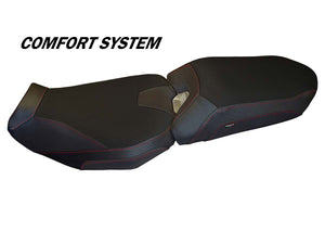 TAPPEZZERIA ITALIA Yamaha Tracer 900 (18/20) Comfort Seat Cover "Rio Total Black" – Accessories in the 2WheelsHero Motorcycle Aftermarket Accessories and Parts Online Shop
