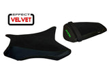 TAPPEZZERIA ITALIA Kawasaki ZX-10R (11/15) Velvet Seat Cover "Galway Total Black"