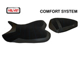 TAPPEZZERIA ITALIA Yamaha YZF-R1 (09/14) Comfort Seat Cover "Cardiff Total Black Velvet"