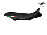 TAPPEZZERIA ITALIA MV Agusta Rivale 800 CC Seat Cover "Sorrento Total Black Tricolor"