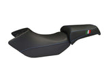 TAPPEZZERIA ITALIA BMW R1200GS (04/12) Seat Cover "Siracusa Tricolore Total Black"