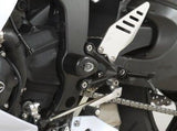 CP0329 - R&G RACING Kawasaki Ninja ZX-6R (2013+) Frame Crash Protection Sliders "Aero" (low position)