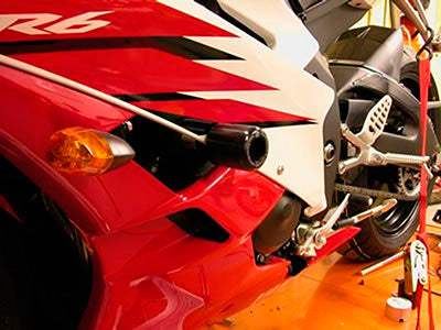 CP0167 - R&G RACING Yamaha YZF-R6 (06/16) Frame Crash Protection Sliders 