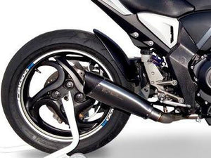 HP CORSE Honda CB1000R Slip-on Exhaust "Evoxtreme Satin Single" (low position) – Accessories in the 2WheelsHero Motorcycle Aftermarket Accessories and Parts Online Shop