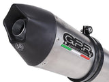 GPR Aprilia Dorsoduro 1200 (11/16) Dual Slip-on Exhaust "GP Evo 4 Titanium" (EU homologated)