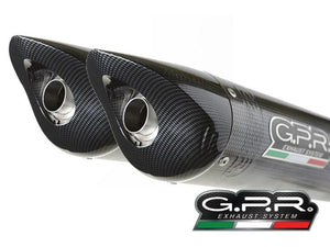 GPR Ducati Multistrada 1100 Dual Slip-on Exhaust "Tiburon Poppy" (EU homologated)
