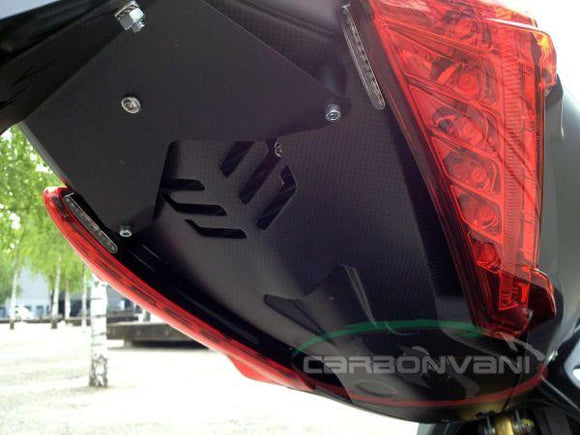 CARBONVANI MV Agusta Rivale Carbon Under Seat Tray