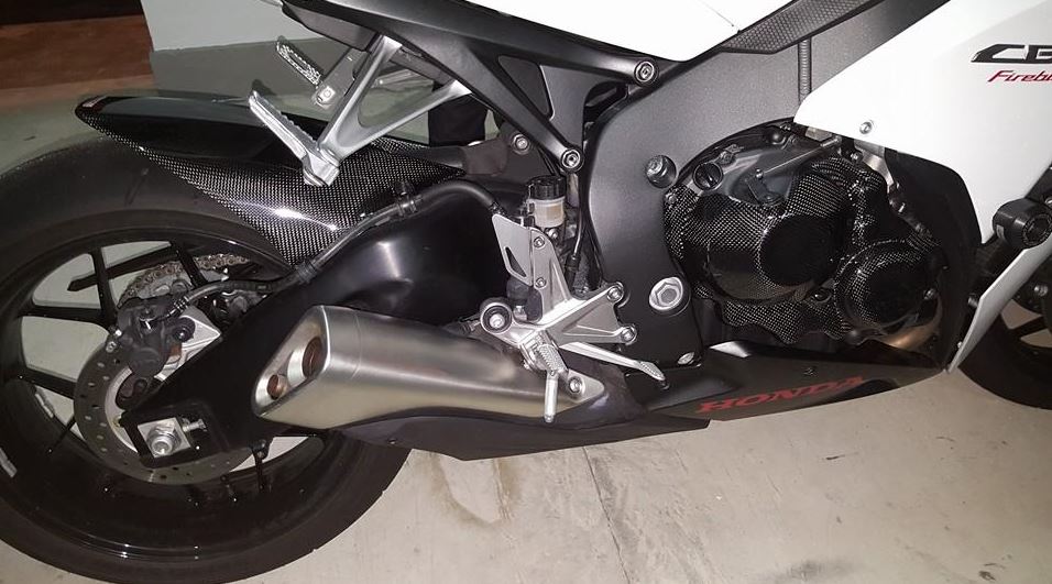 2008-2019 Honda CBR1000RR Heel Plates
