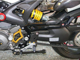 PRNM01 - DUCABIKE Ducati Monster Adjustable Pilot Rearset