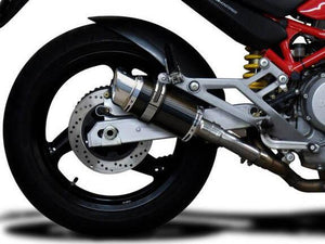 DELKEVIC Ducati Monster 620 Slip-on Exhaust Mini 8" Carbon