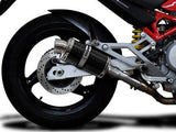 DELKEVIC Ducati Monster 620 Slip-on Exhaust DS70 9" Carbon