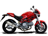 DELKEVIC Ducati Monster 620 Slip-on Exhaust 13.5" X-Oval Titanium