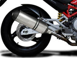 DELKEVIC Ducati Monster 620 Slip-on Exhaust 13.5" X-Oval Titanium