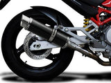 DELKEVIC Ducati Monster 620 Slip-on Exhaust DL10 14" Carbon