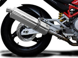 DELKEVIC Ducati Monster 620 Slip-on Exhaust Stubby 17" Tri-Oval
