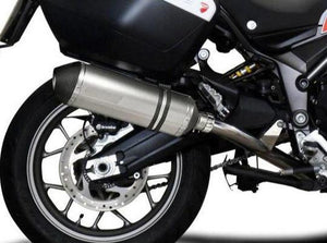 DELKEVIC Ducati Multistrada 950 De-Cat Slip-on Exhaust 13.5" X-Oval Titanium