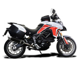 DELKEVIC Ducati Multistrada 950 De-Cat Slip-on Exhaust DL10 14" Carbon