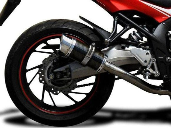 DELKEVIC Honda CB650F / CBR650F Full Exhaust System with Mini 8
