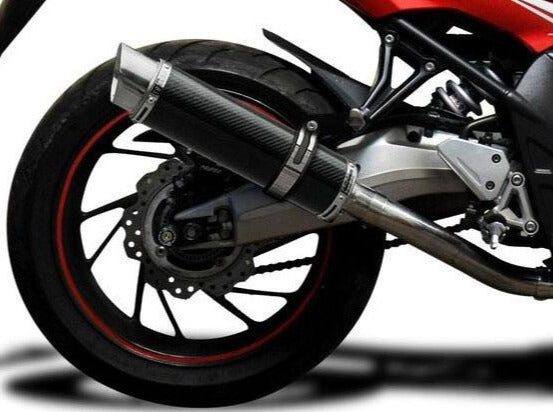 DELKEVIC Honda CB650F / CBR650F Full Exhaust System with DL10 14
