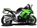 DELKEVIC Kawasaki Ninja 1000 / Z1000 Full Exhaust System with 13.5" Titnaium X-Oval Silencers