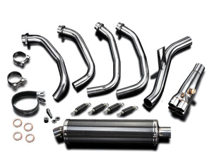 DELKEVIC Kawasaki Z900RS Full Exhaust System with Stubby 18" Carbon Silencer