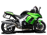 DELKEVIC Kawasaki Ninja 1000 / Z1000 Full Exhaust System with Stubby 17" Tri-Oval Silencers