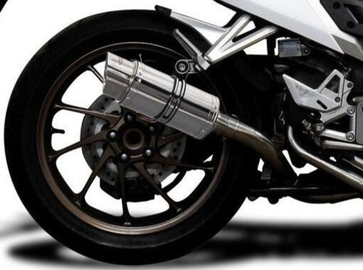 DELKEVIC Honda VFR800X / VFR800F Full Exhaust System with Mini 8