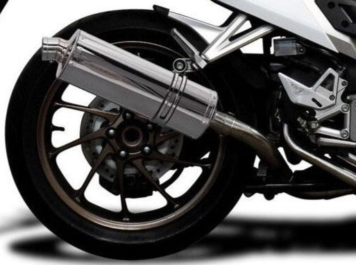 DELKEVIC Honda VFR800X / VFR800F Full Exhaust System with Stubby 14