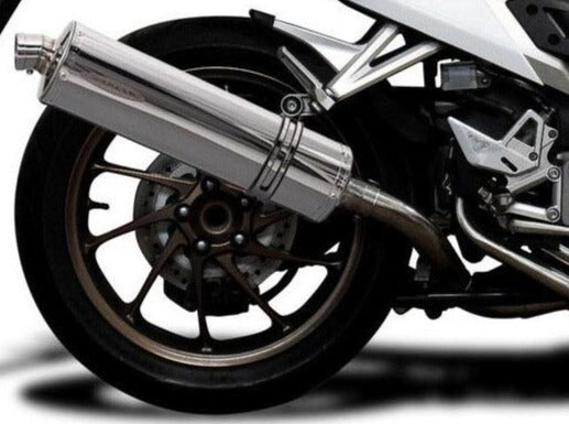 DELKEVIC Honda VFR800X / VFR800F Full Exhaust System with Stubby 18